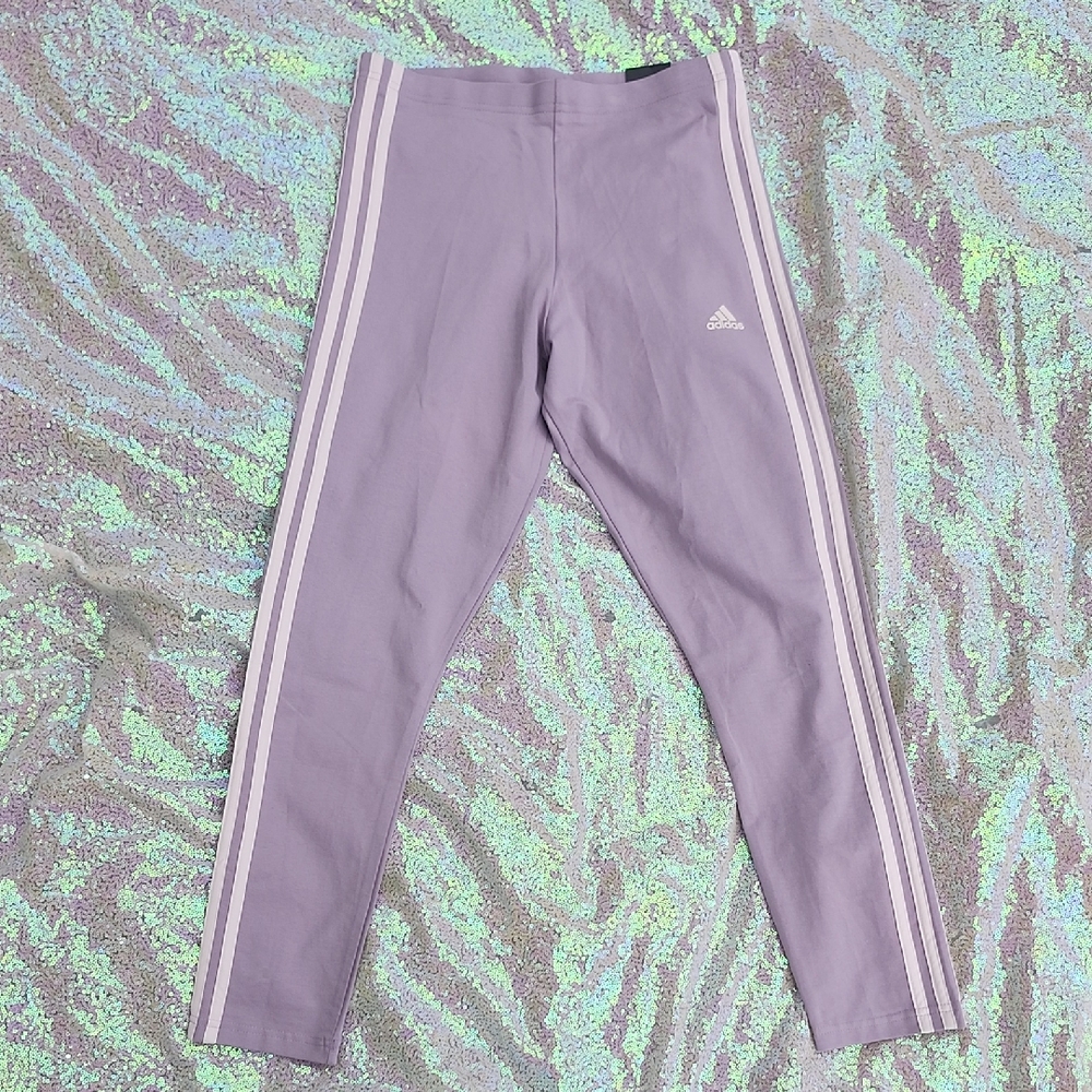 Adidas Women's Lavender Leggings SMALL NWT